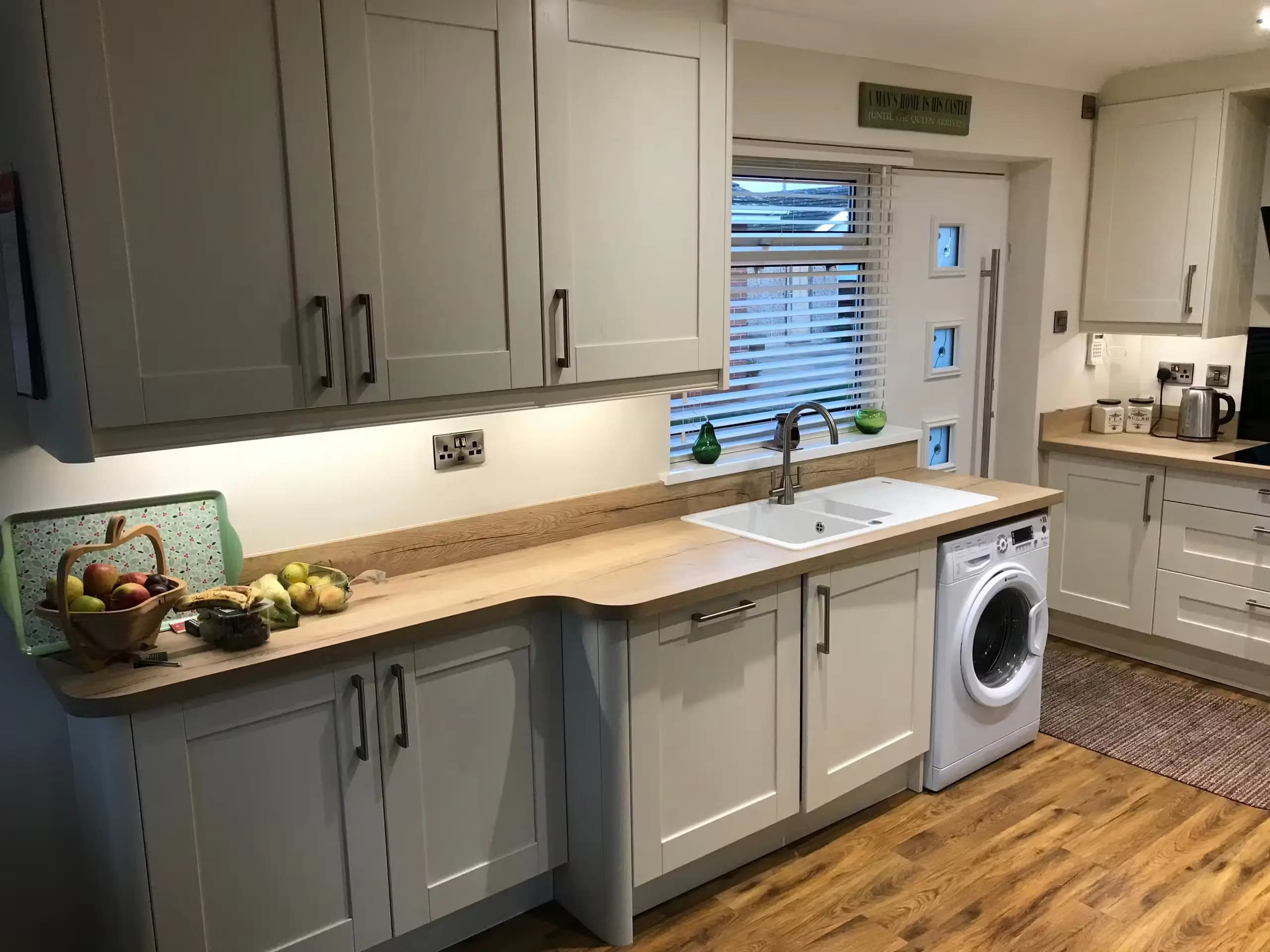 Light Coloured Kitchen Design Yorkshire