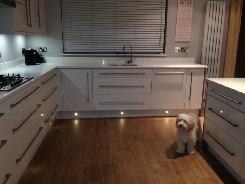 Kitchen makeover transformation showing modern fitted kitchen design Yorkshire